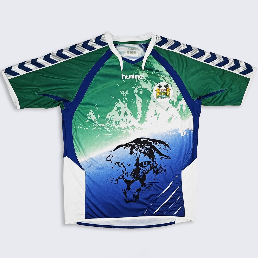 Sierra Leone Vintage Y2K Hummel Soccer Jersey